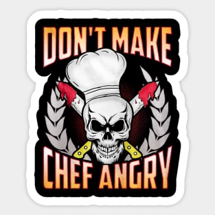 Funny Chef Quote Sticker